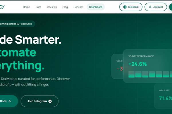Welcome to the Dereev Blog — Your Edge in Automated Trading