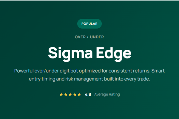 Sigma Edge Bot: Best Over/Under Bot on Deriv